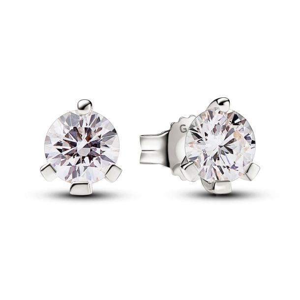 White Gold Lab-grown Diamond Earrings