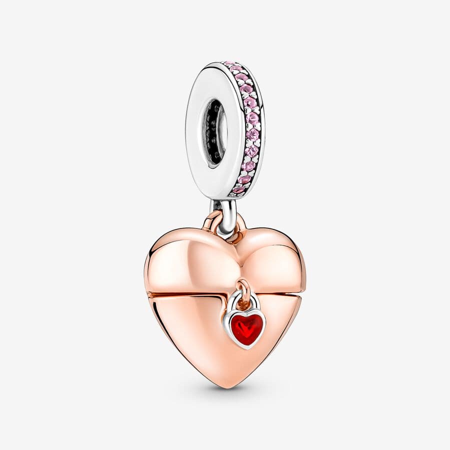 Pandora Reveal Your Love Heart Locket Pendant 380795C01 380795 — Foto 1 von 1