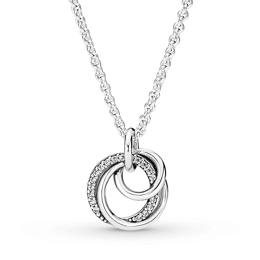 Pandora Family Always Encircled Pendant Necklace 391455C01 391455 — foto 1 di 1