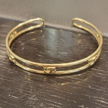 Cartier CC Vintage 18k Gold Cuff Bracelet — Very Good / Fine (VG+) Armbänder