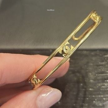Cartier CC Vintage 18k Gold Cuff Bracelet — bracelets