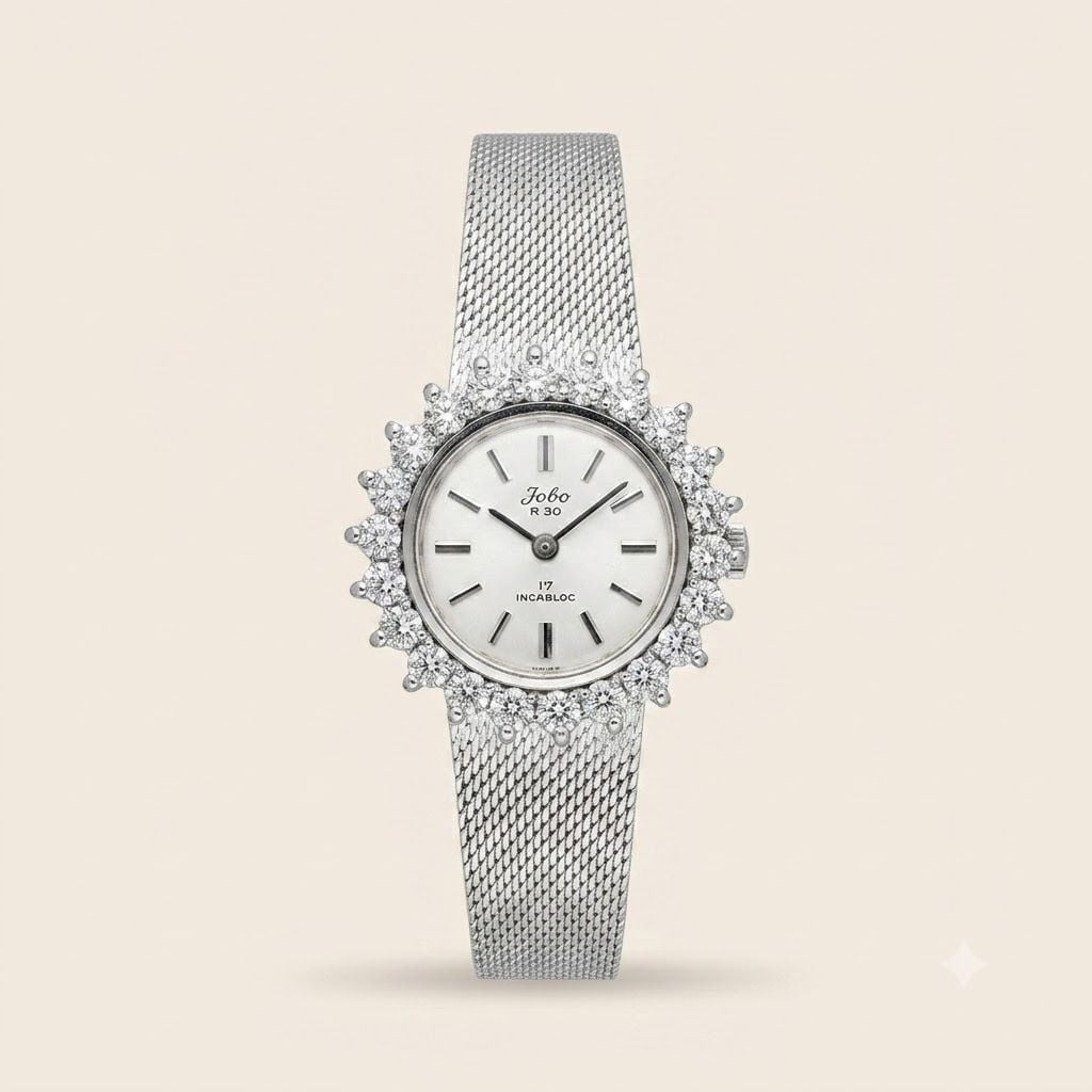 Diamant Uhr 2.42ct, Weissgold 750 — watches