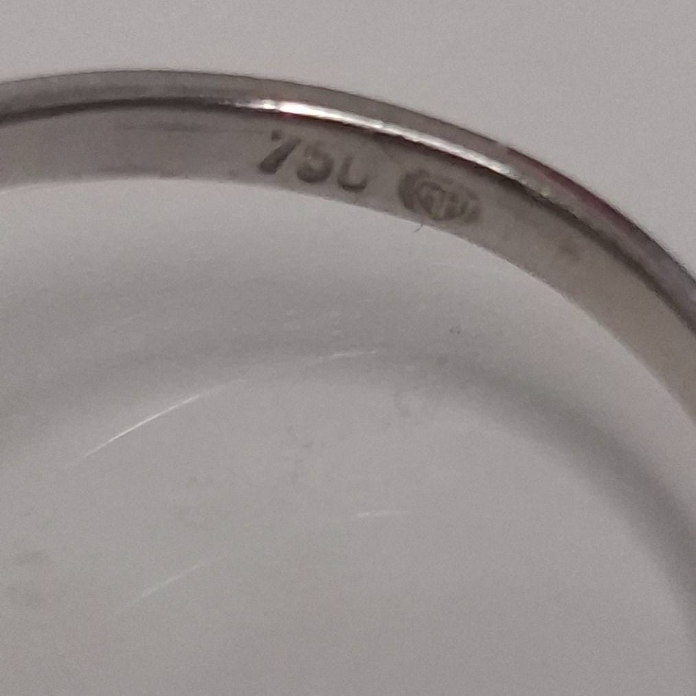 Wunderschöner Tansanit-Brillant Ring, 750er Weissgold, Gr.52 — Very Good / Fine (VG+) Ringe