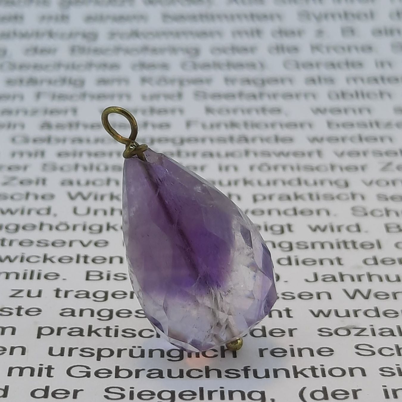 Wunderschöner Anhänger mit Amethyst Edelstein — Very Good / Fine (VG+) Ketten & Anhänger