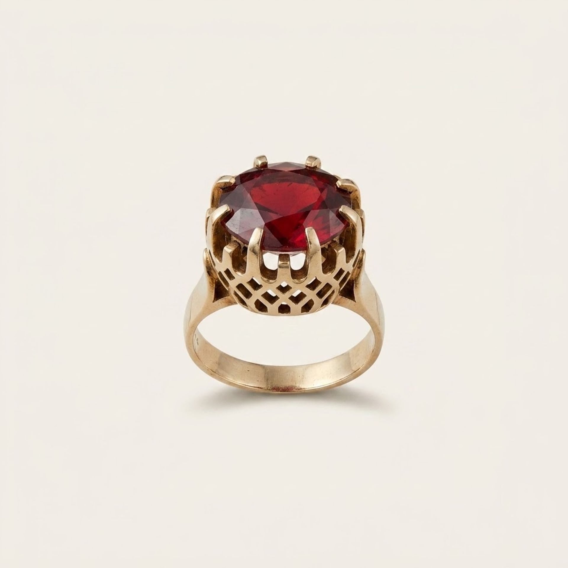 Rubin Ring — Guter Zustand (VG) Ringe
