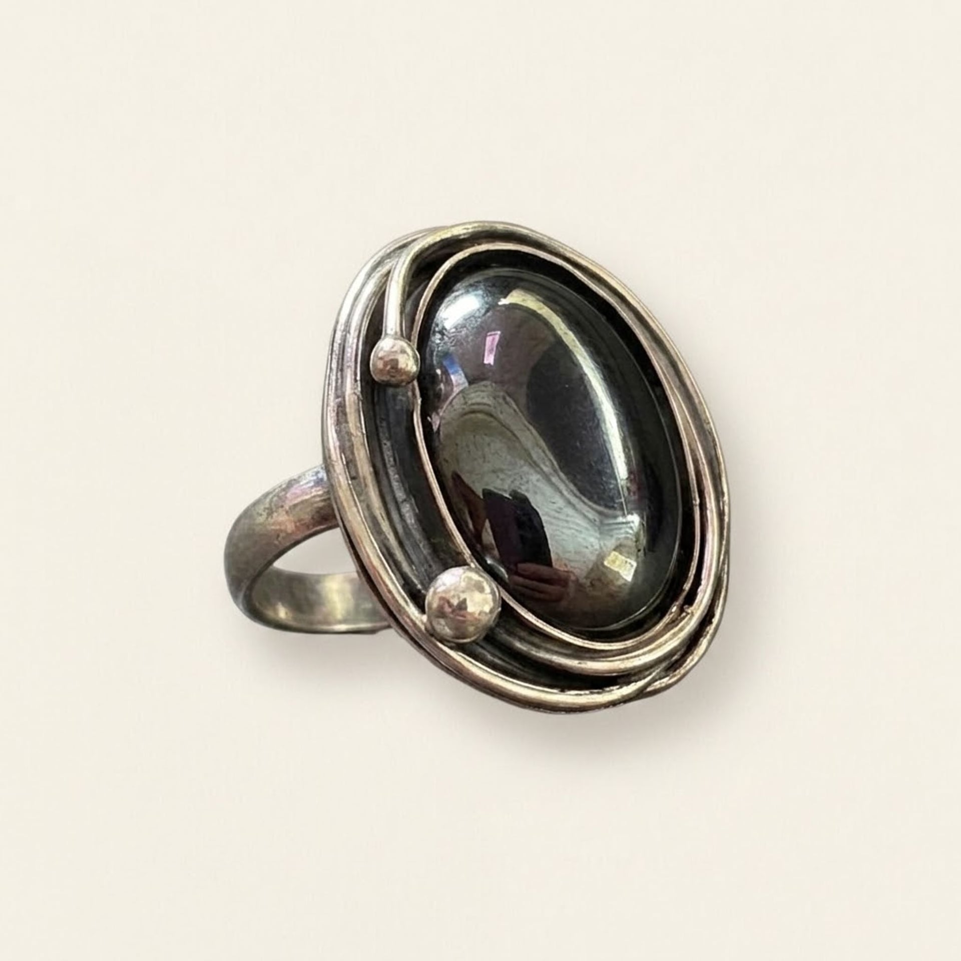 Bague hématite — Bon (VG) Bagues