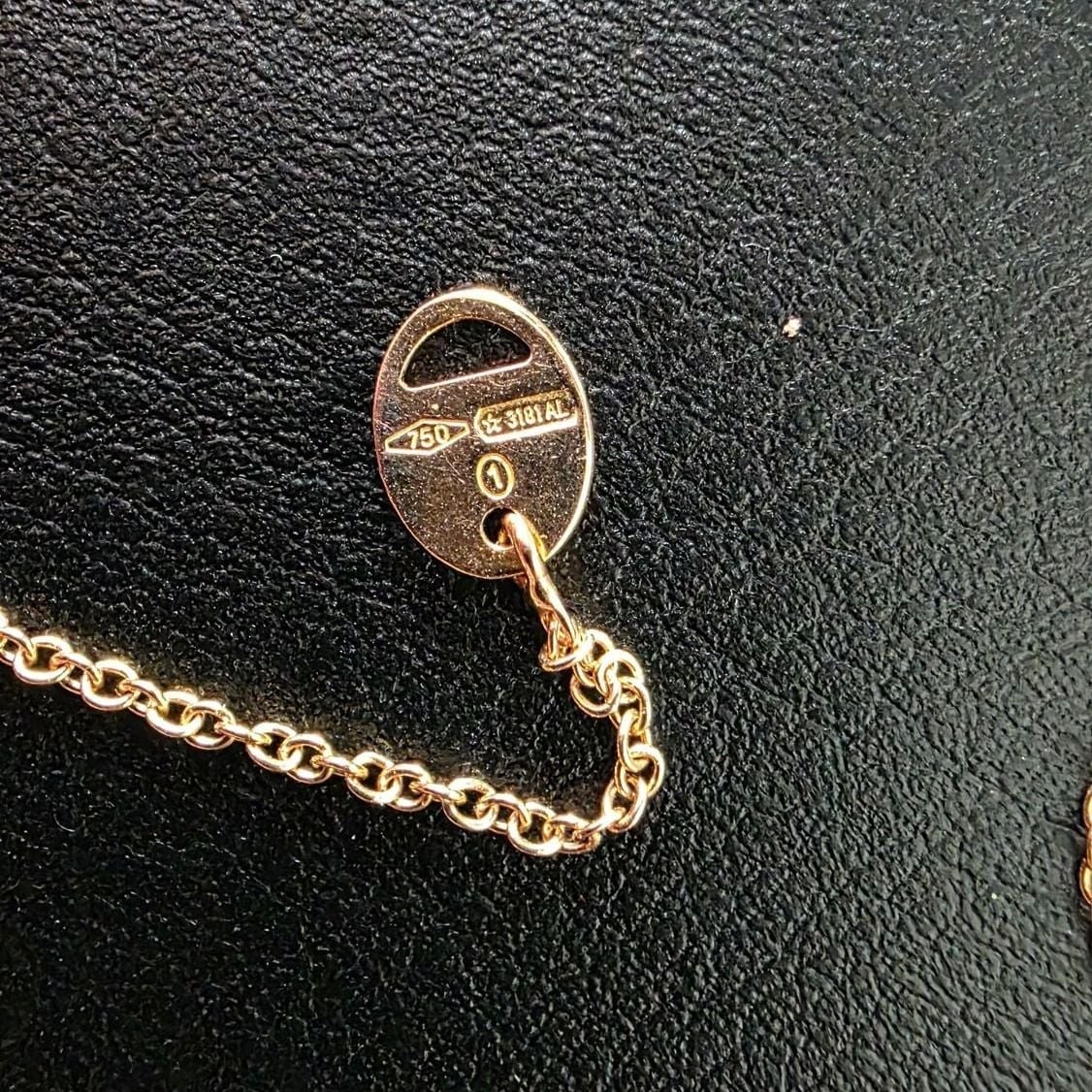 Damiani Collier Or rose avec brillants — Excellent (M-) Colliers & pendentifs