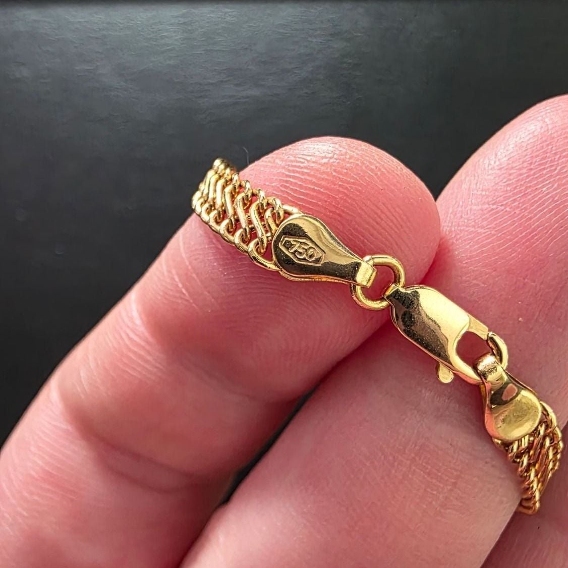 Gold Chain 750 3.36g — Excellent (M-) Bracelets