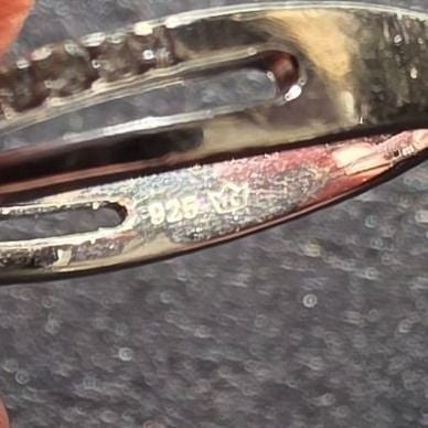 Silver Ring with Zirconia — Very good / fine (VG+) Rings