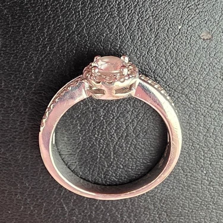 Silver Ring with Zirconia — Very good / fine (VG+) Rings