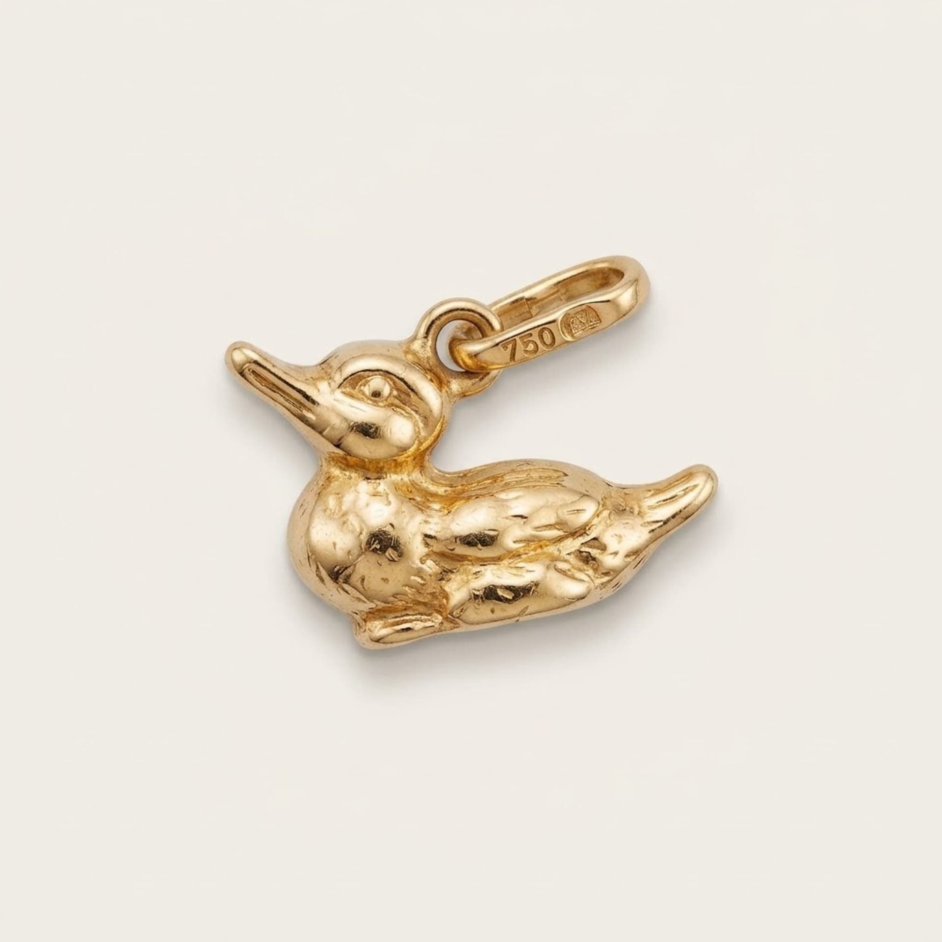 Pendentif Canard Or 750 0.91g — photo 1 sur 4