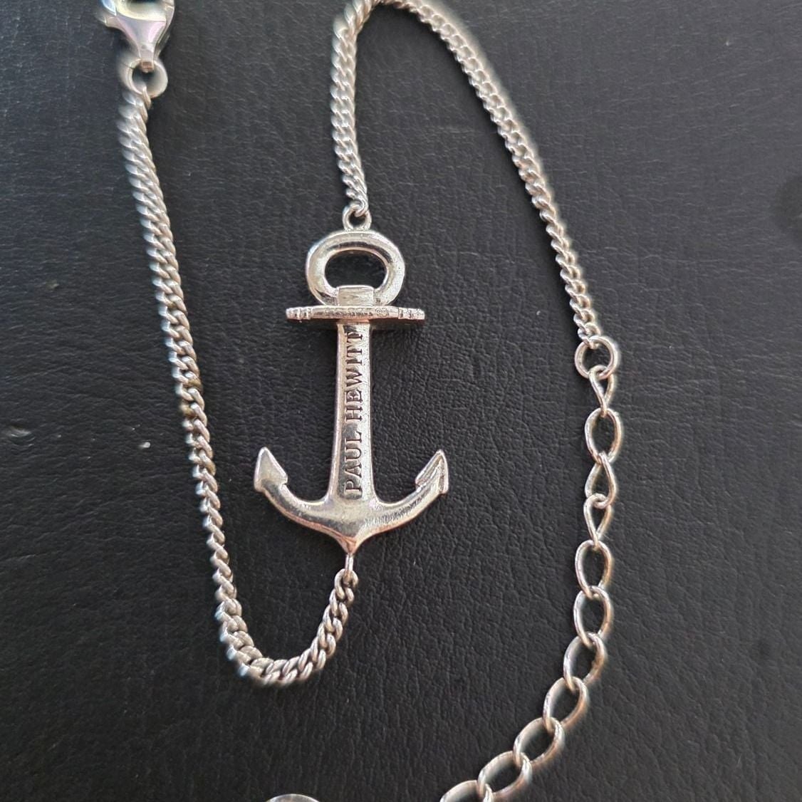 Silver Set Bracelet & Necklace with Anchor — Very good / fine (VG+) Necklaces & pendants