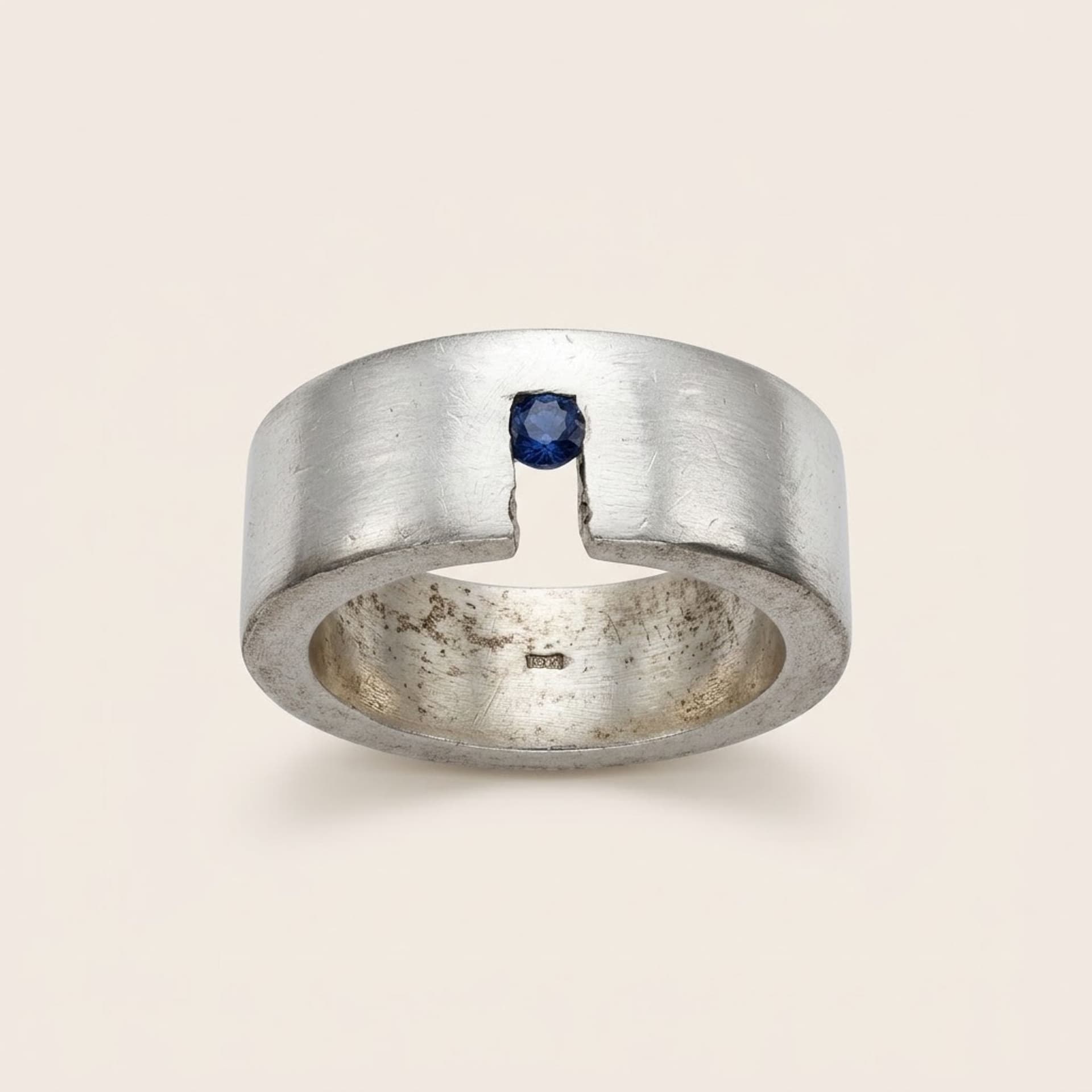 Silver Ring with Sapphire — photo 1 of 7