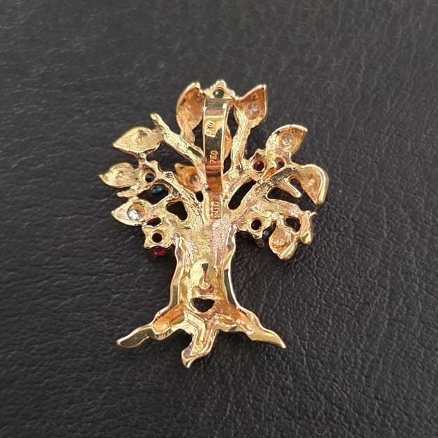 Arbre de Vie avec Visage — Excellent (M-) Colliers & pendentifs