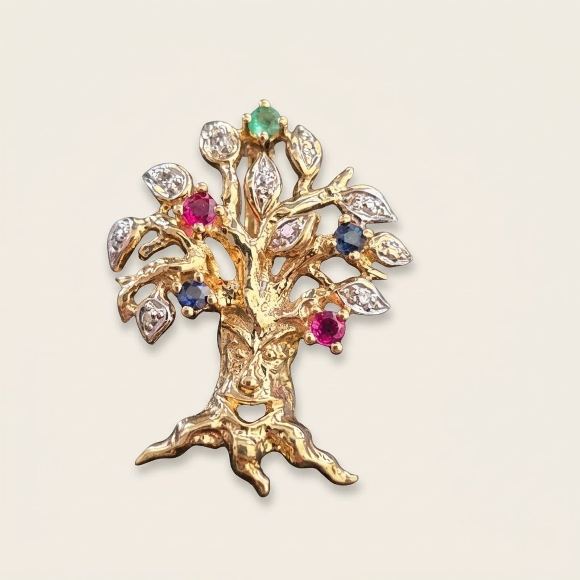 Tree of Life with Face — Excellent (M-) Necklaces & pendants