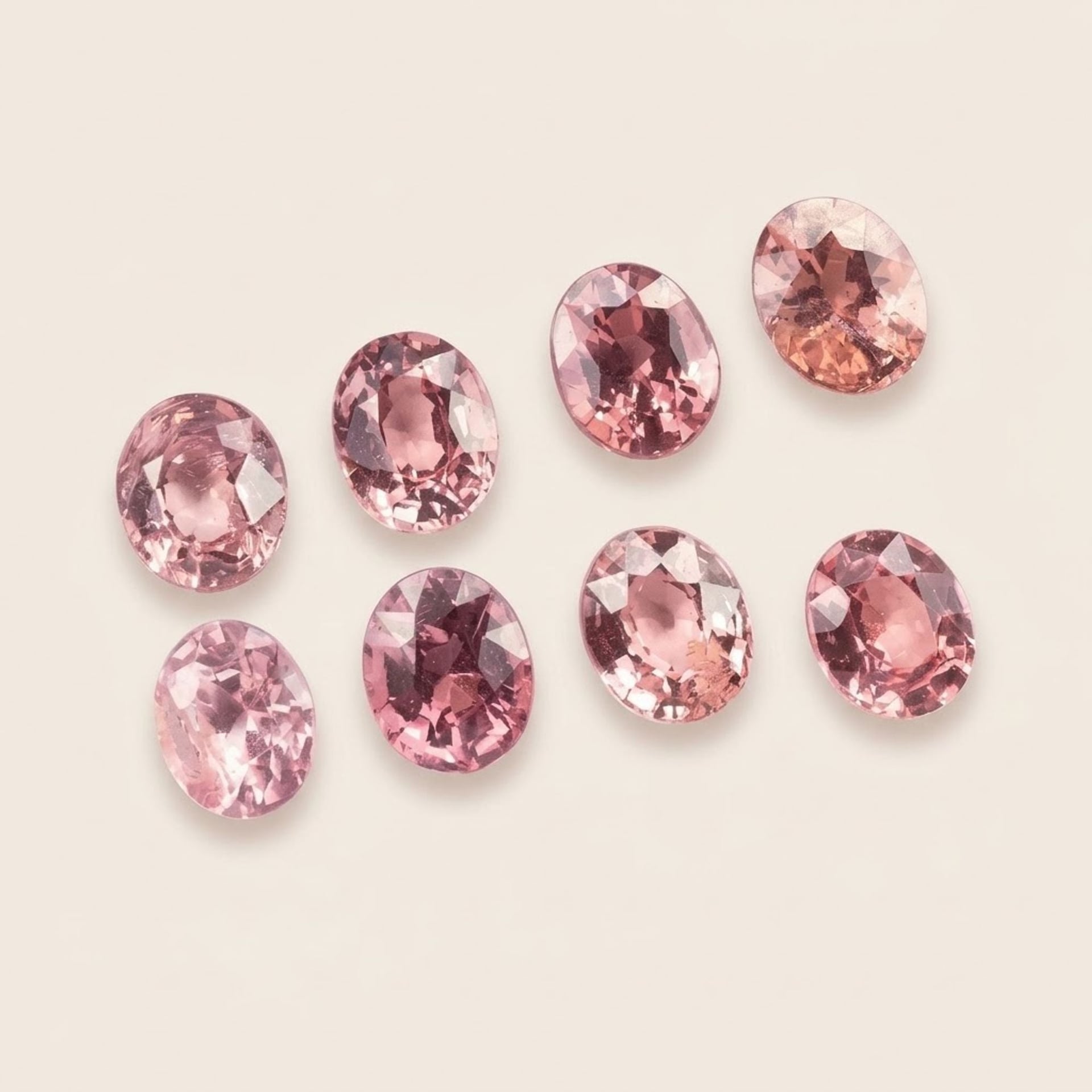 Natural Spinels 8 pcs 3.48ct Myanmar ALGT — Mint (M) Gemstones