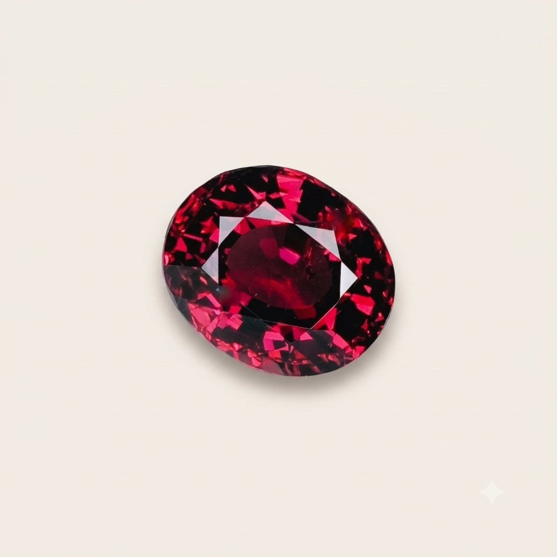 Natural Rhodolite 3.97 ct – IGI Certified — Excellent (M-) Gemstones