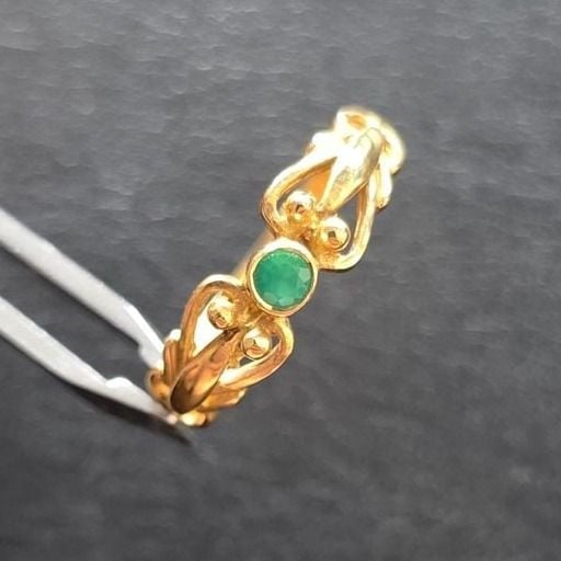Chrysoprase Gold Ring 750 1.73g — Very good / fine (VG+) Rings