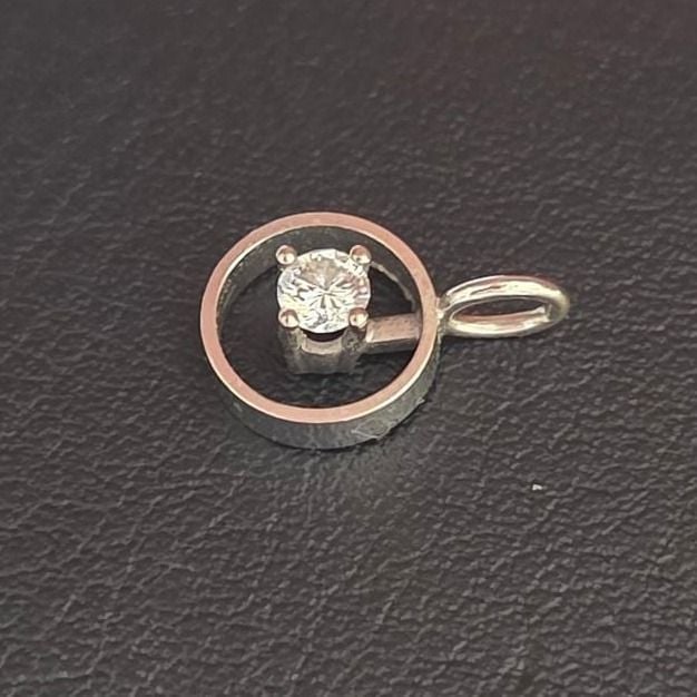 Weissgold Solitär Anhänger 750er — Very Good / Fine (VG+) Ketten & Anhänger
