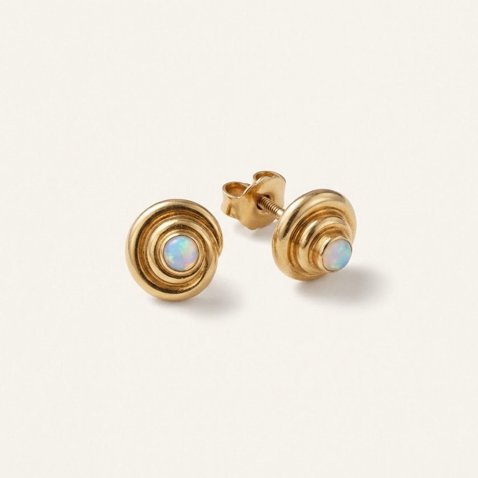 Opal Stud Earrings Yellow Gold 750 1.47g — Very good / fine (VG+) Earrings