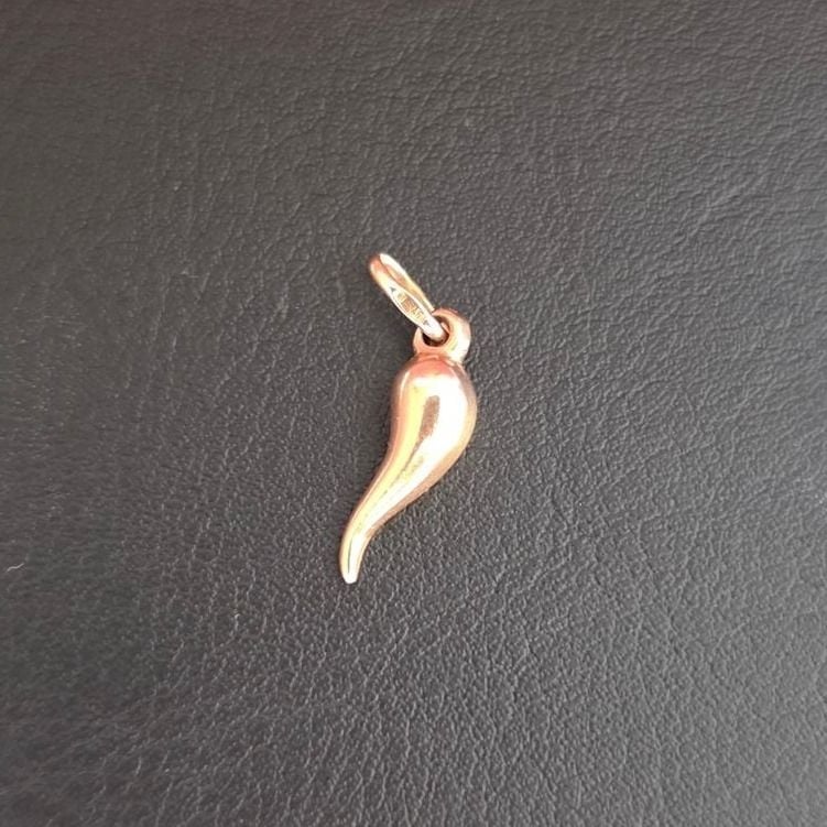 Cornetto Pendant 12K Gold 0.45g — Excellent (M-) Necklaces & pendants