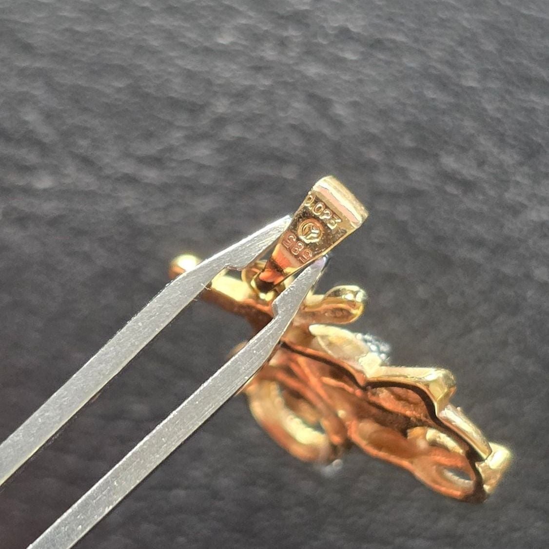 Motorrad Anhänger Gold 585 2.13g — Exzellenter Zustand (M-) Ketten & Anhänger