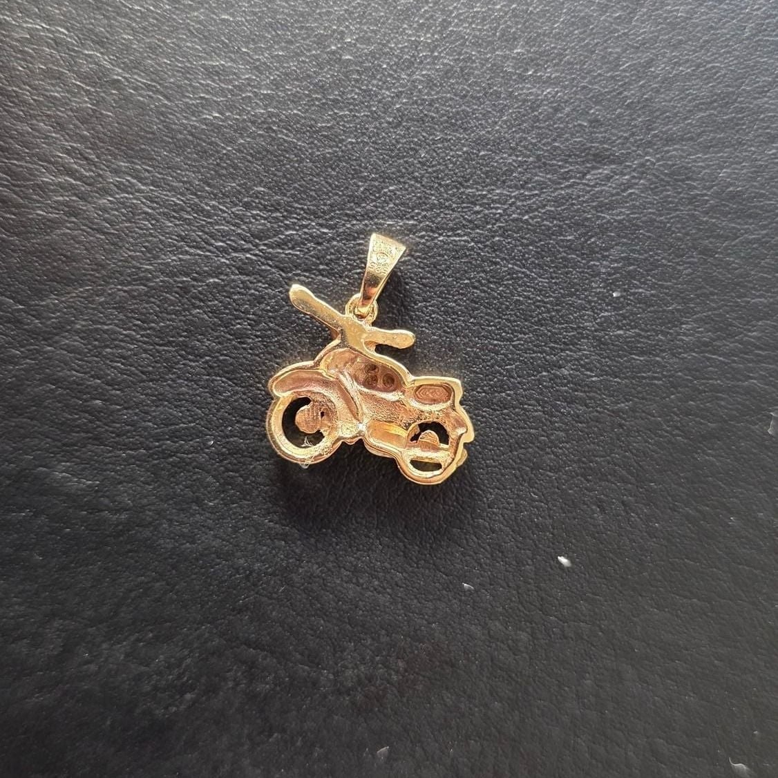 Motorrad Anhänger Gold 585 2.13g — Exzellenter Zustand (M-) Ketten & Anhänger