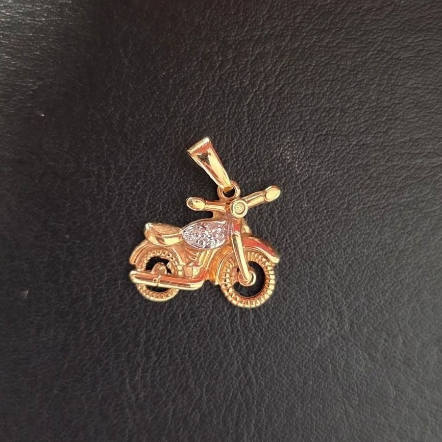 Motorrad Anhänger Gold 585 2.13g — Exzellenter Zustand (M-) Ketten & Anhänger