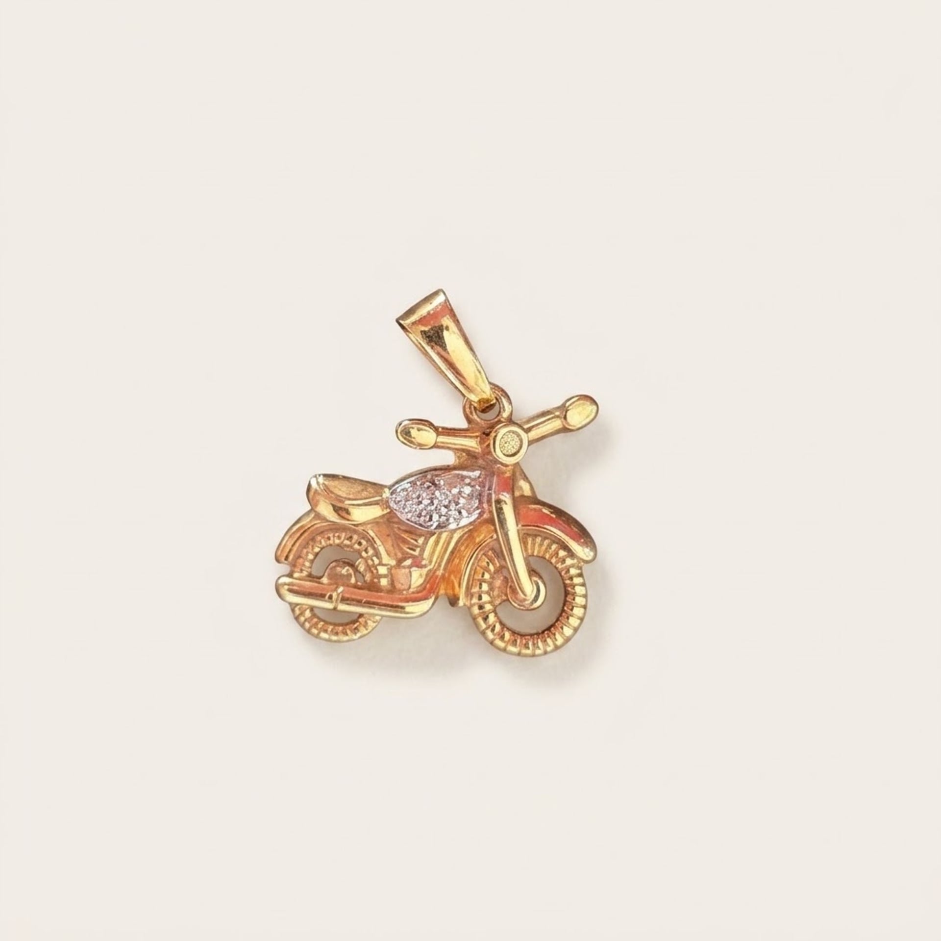 Motorrad Anhänger Gold 585 2.13g — Exzellenter Zustand (M-) Ketten & Anhänger