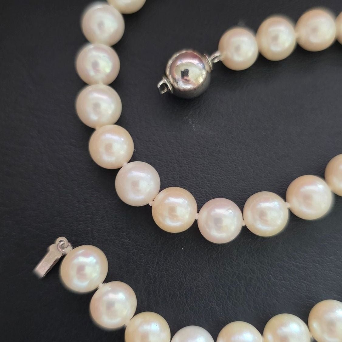 Cultured Pearl Necklace 45cm — Excellent (M-) Necklaces & pendants