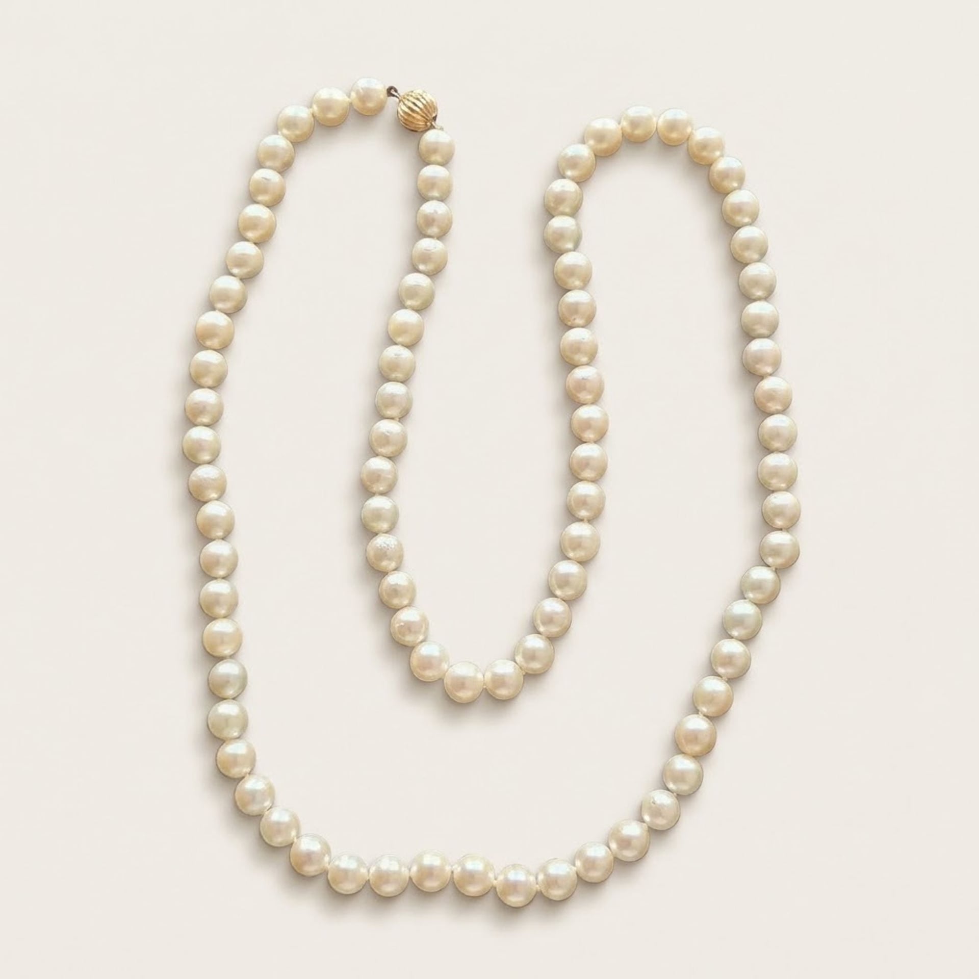 Cultured Pearl Necklace 65cm — Excellent (M-) Necklaces & pendants