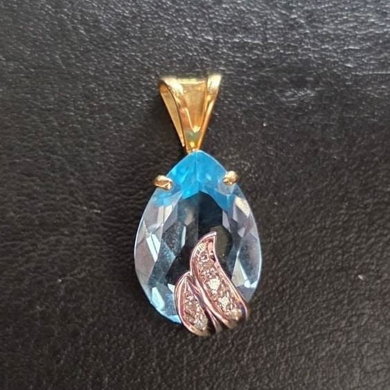 Topaz Drop Pendant — Very good / fine (VG+) Necklaces & pendants