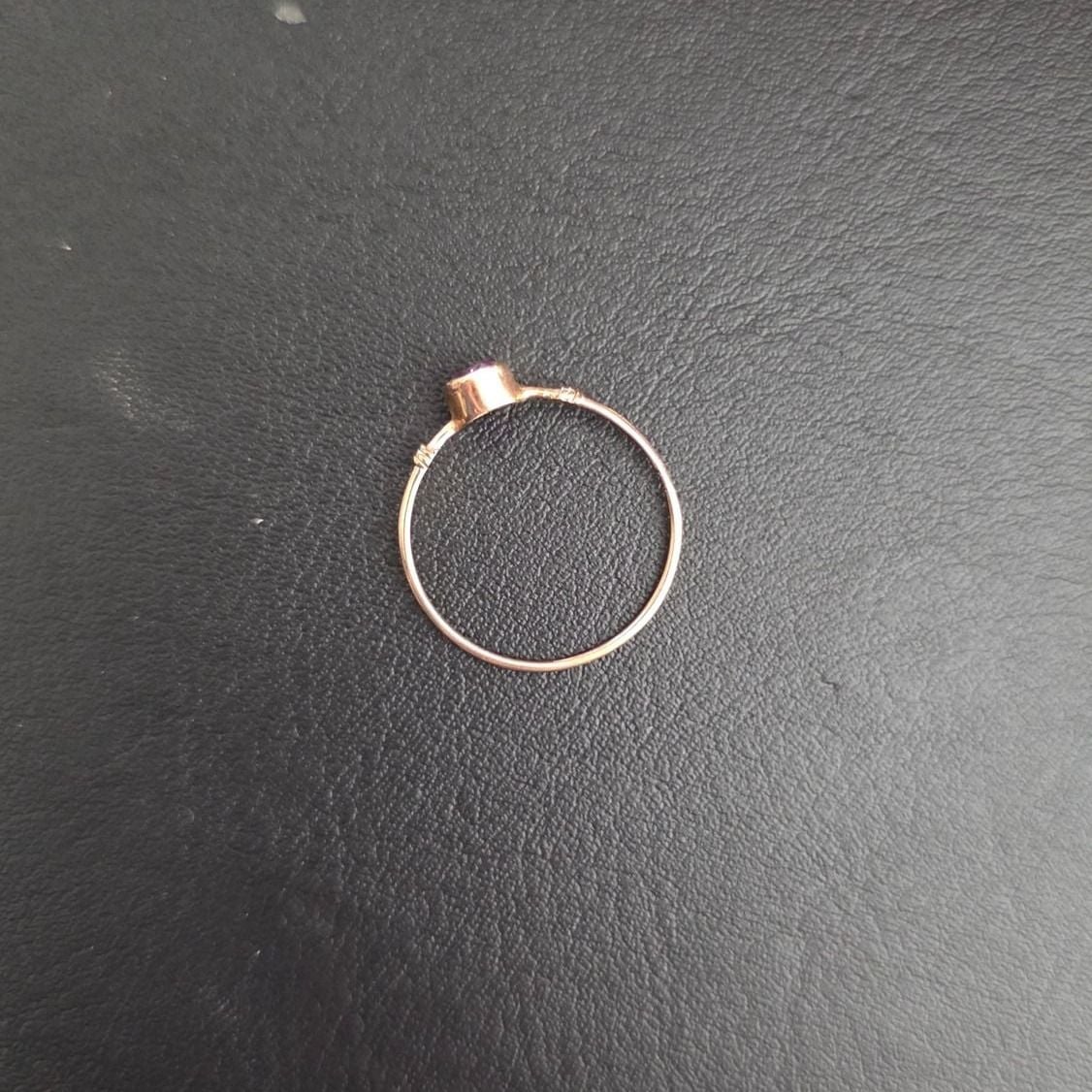Garnet Gold Ring — Very good / fine (VG+) Rings