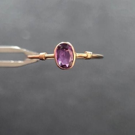 Garnet Gold Ring — Very good / fine (VG+) Rings