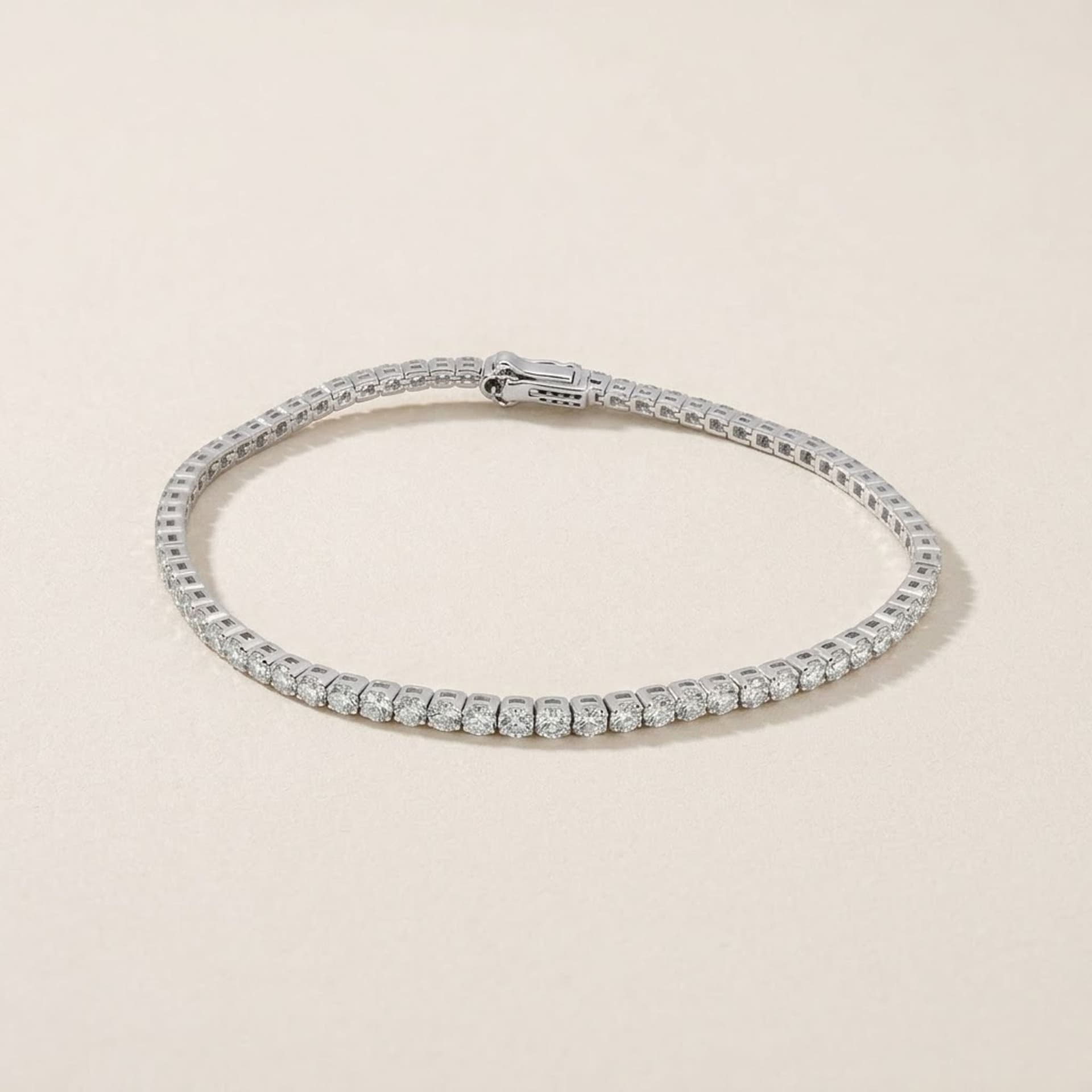 3.74ct Diamant Armband 14k Weissgold — Foto 1 von 4