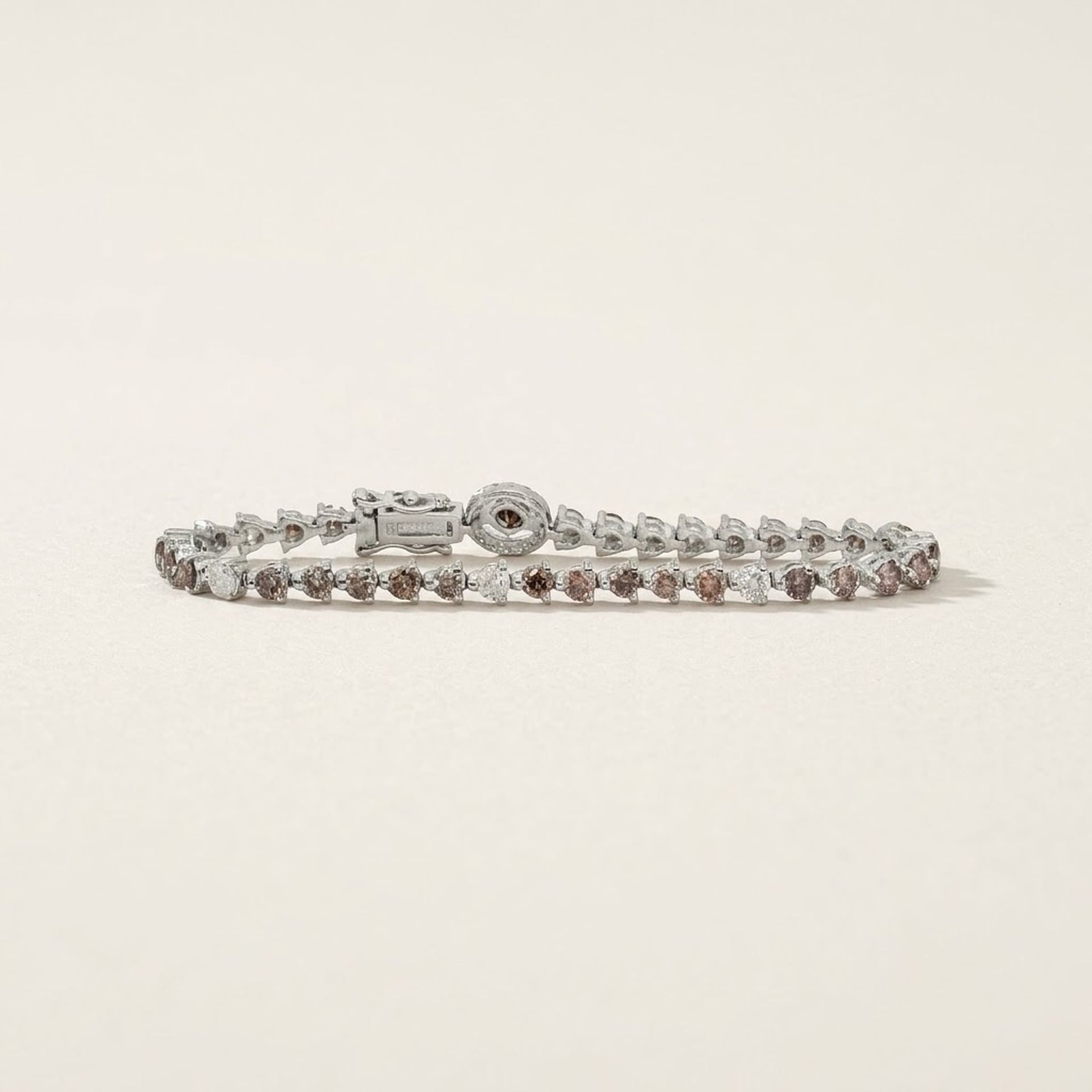 6.25ct Diamant Armband 18k Weissgold — Neuwertig (N) Armbänder