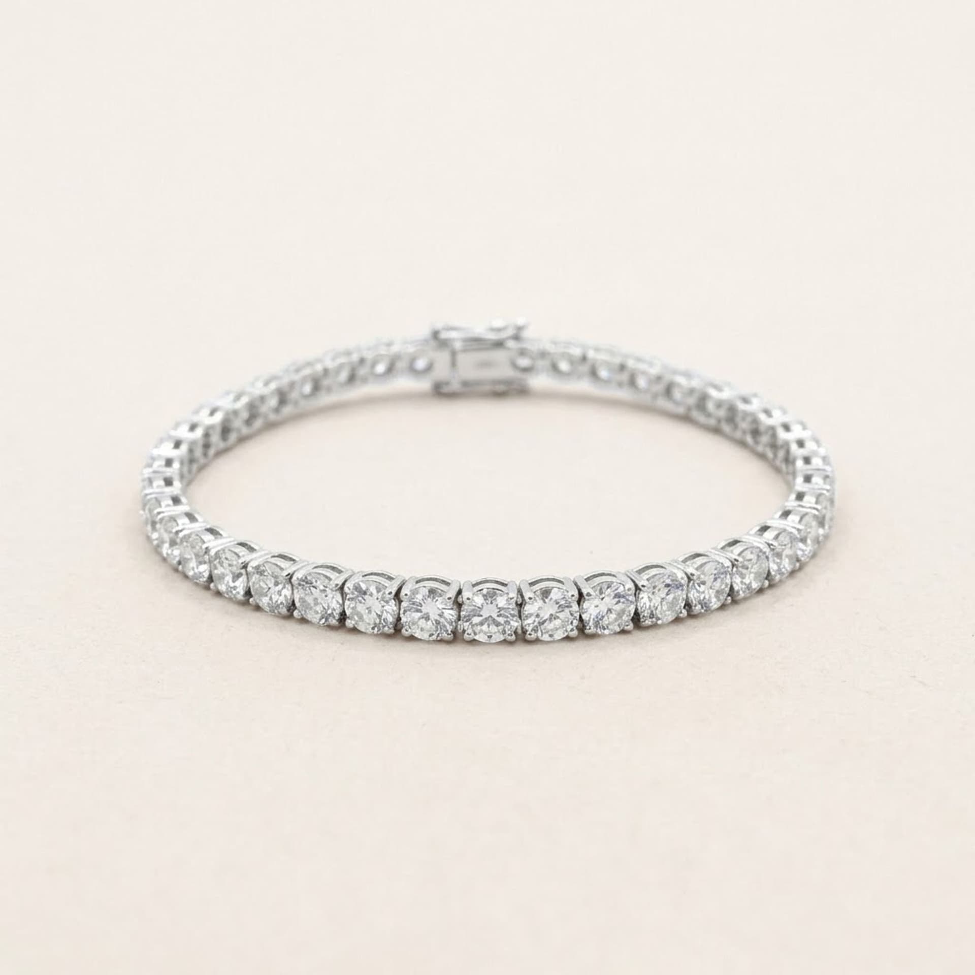 10.74ct Diamant Armband 14k Weissgold — photo 1 of 5