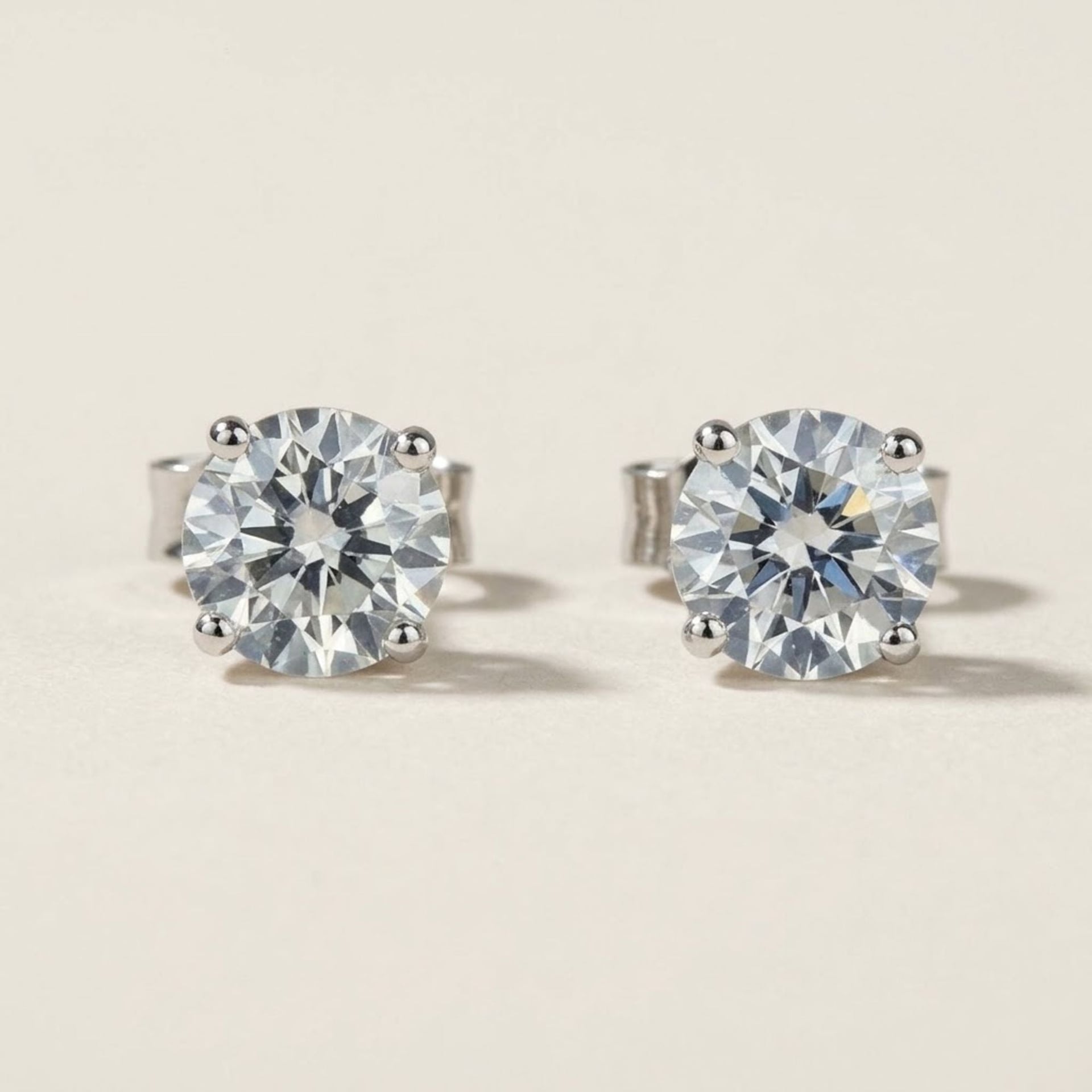 1.02ct Diamant Ohrringe 14k Weissgold — As new (N) Earrings