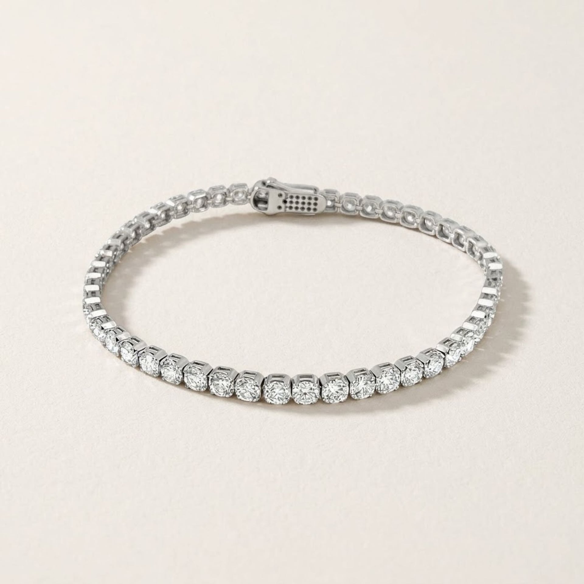 8.95ct Labor Diamant Armband 14k Weissgold — Como nuevo (N) Pulseras