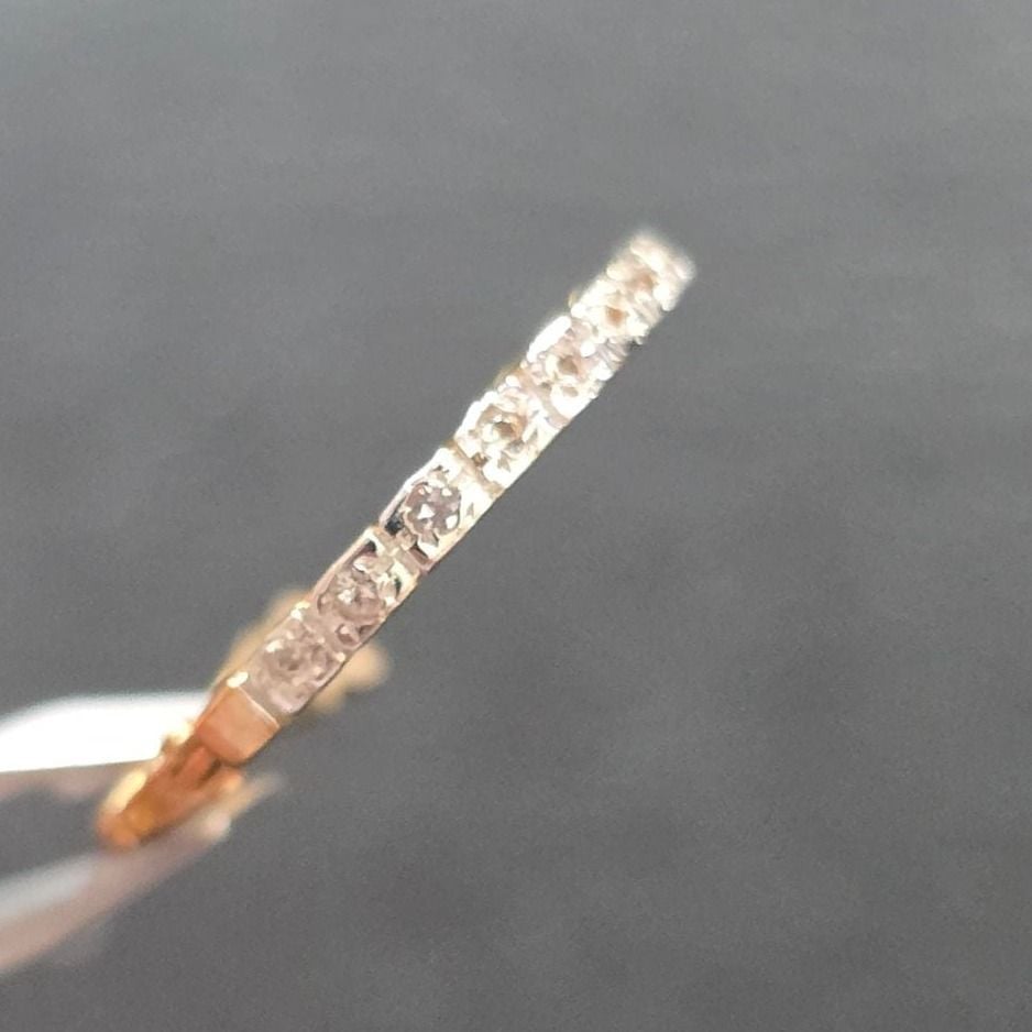 Gold 750 Hoop Earrings — Very good / fine (VG+) Earrings