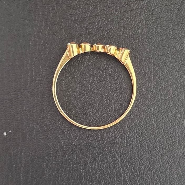 Gold Ring Zirconia 750 — Very good / fine (VG+) Rings