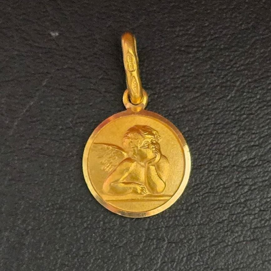 Guardian Angel Pendant 750 — Excellent (M-) Necklaces & pendants