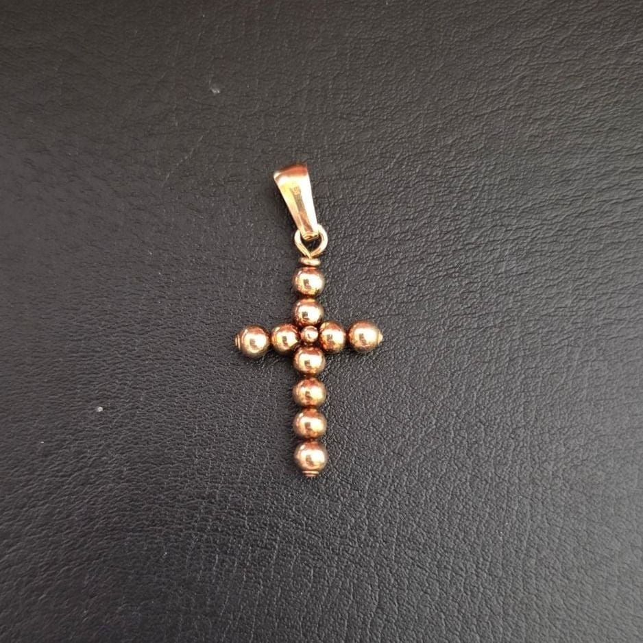 Cross pendant 585 gold — Very good / fine (VG+) Necklaces & pendants