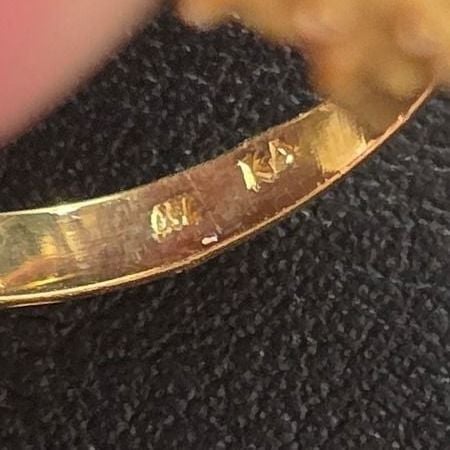 Gold Ring 750 — Good (VG) Rings
