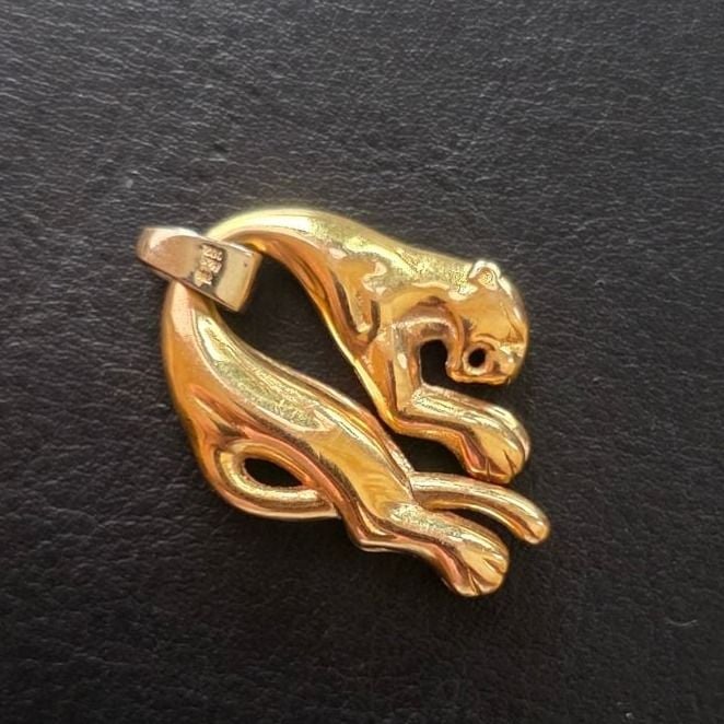 Pendentif Panthère Or — Bon (VG) Colliers & pendentifs
