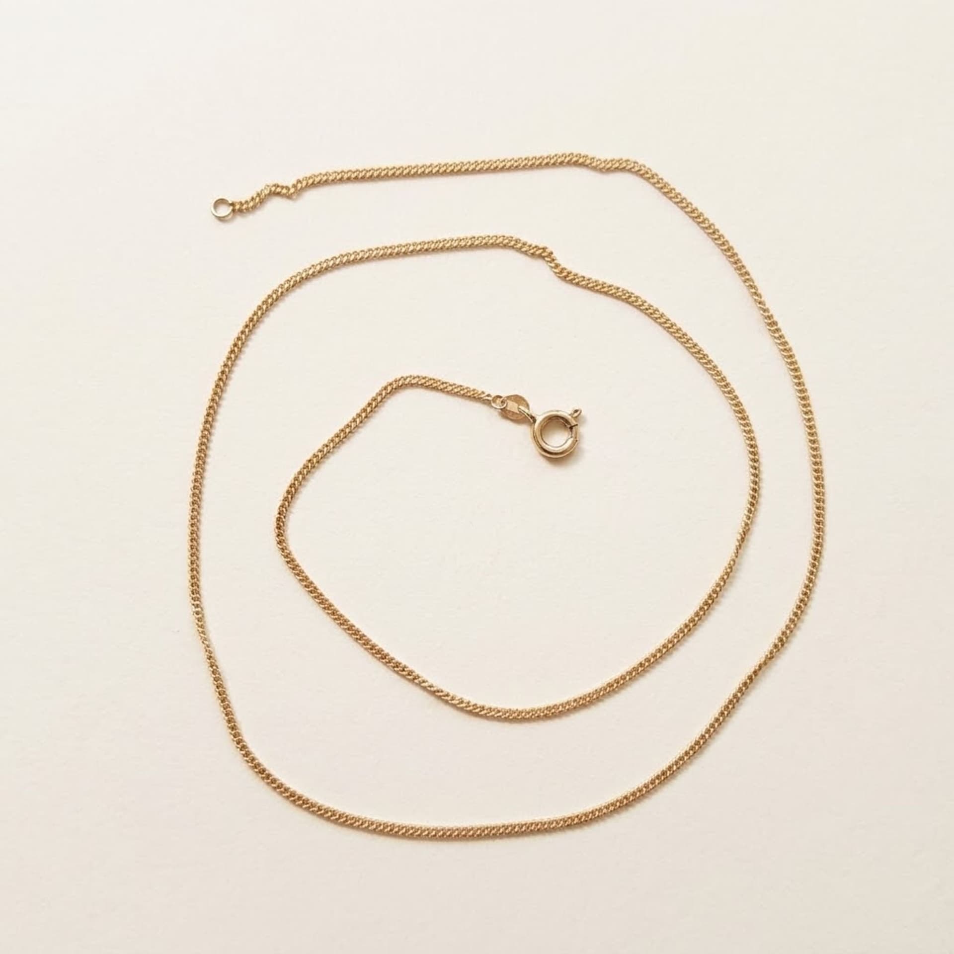 Gold chain 56cm — photo 1 of 4