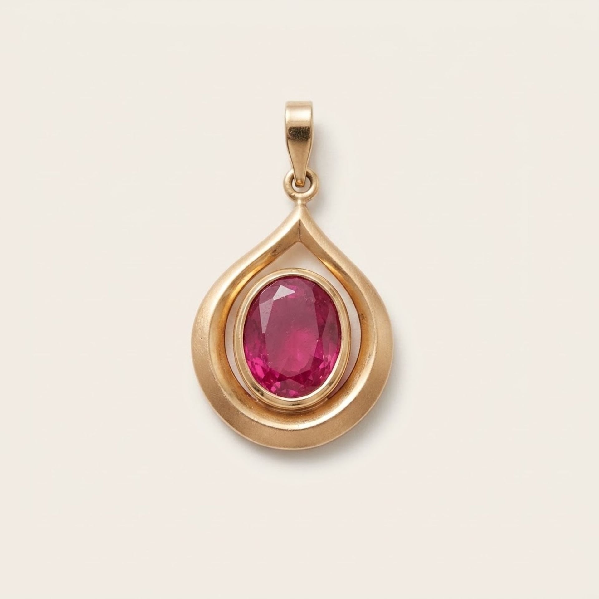 Gold Pendant with Ruby — Good (VG) Necklaces & pendants