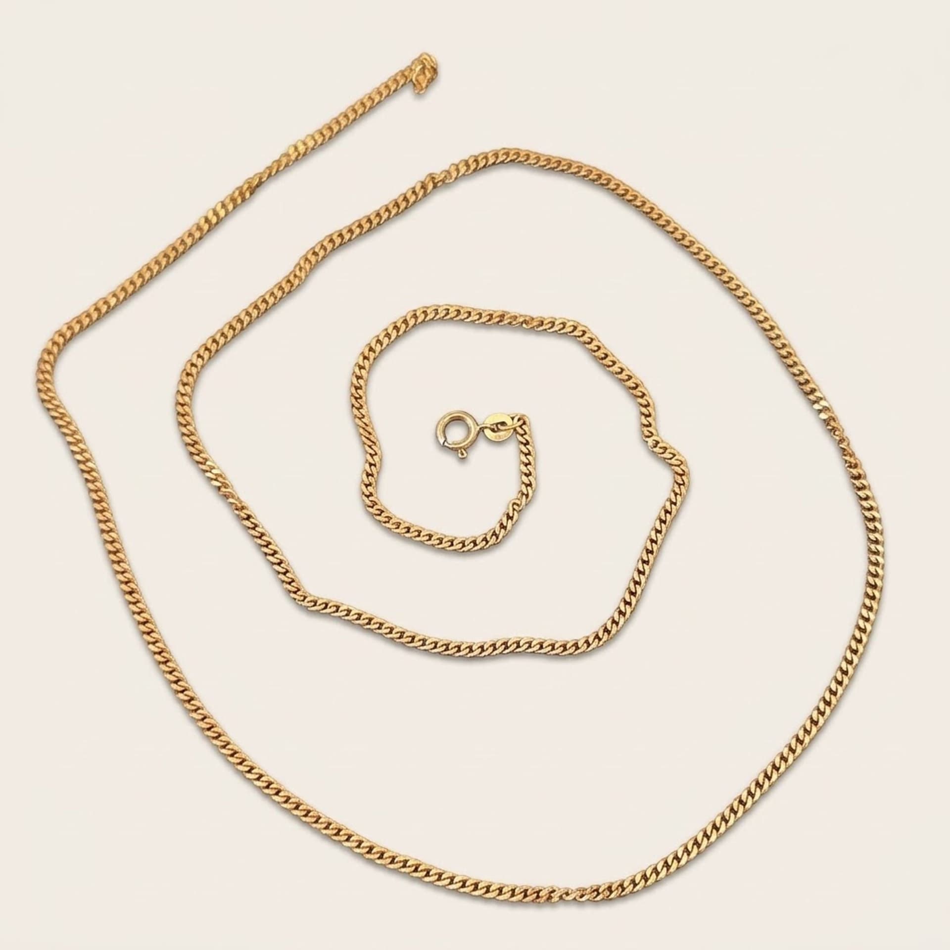 750 gold chain 70cm — photo 1 of 5