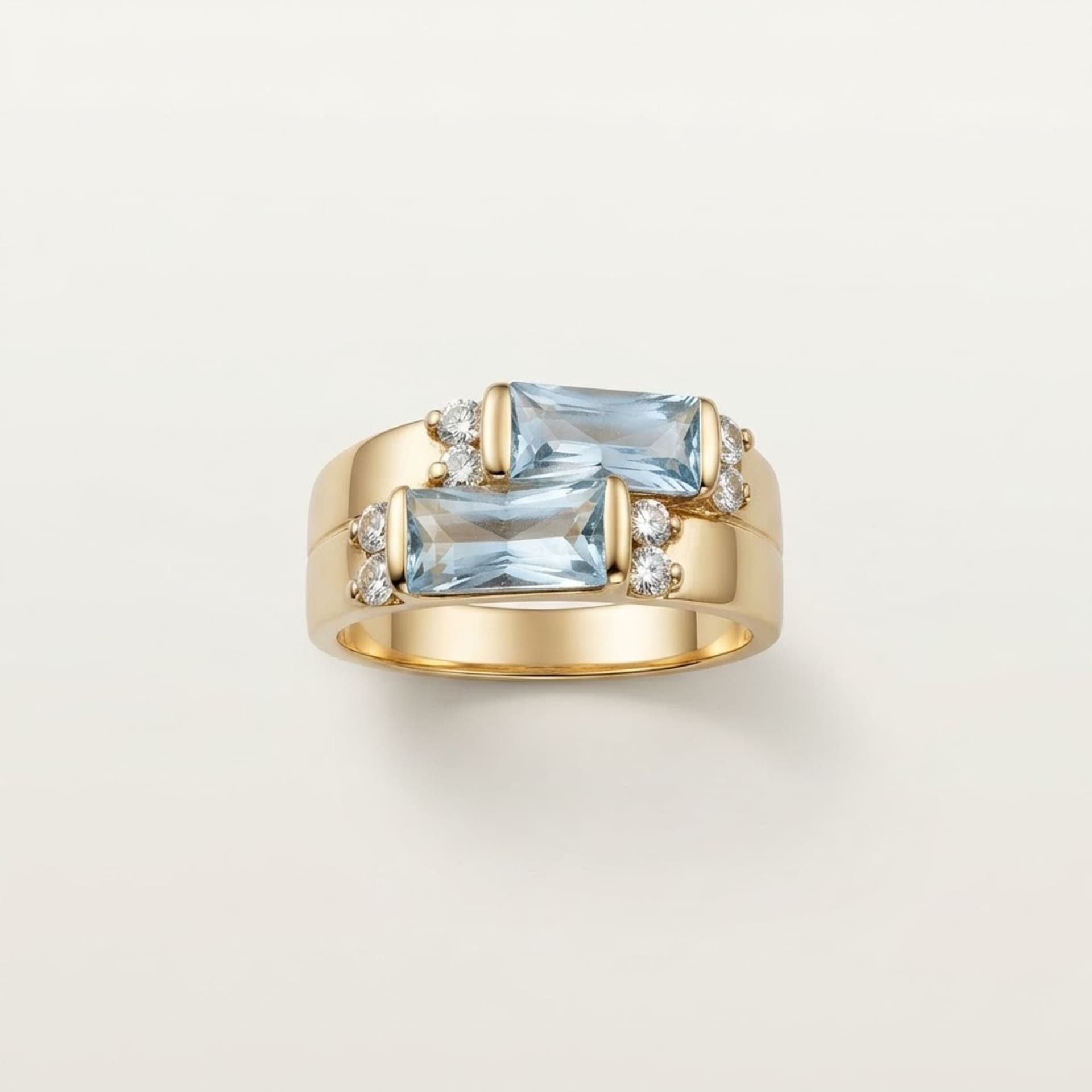 Bague Or Spinelle Or 750 18 CT Taille 56 — photo 1 sur 6