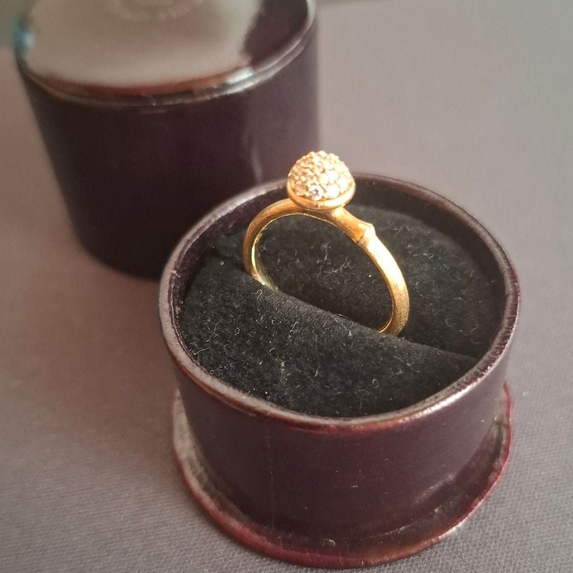 Ole Lynggaard Copenhagen Lotus Ring with Diamonds Size 56 — Excellent (M-) Rings